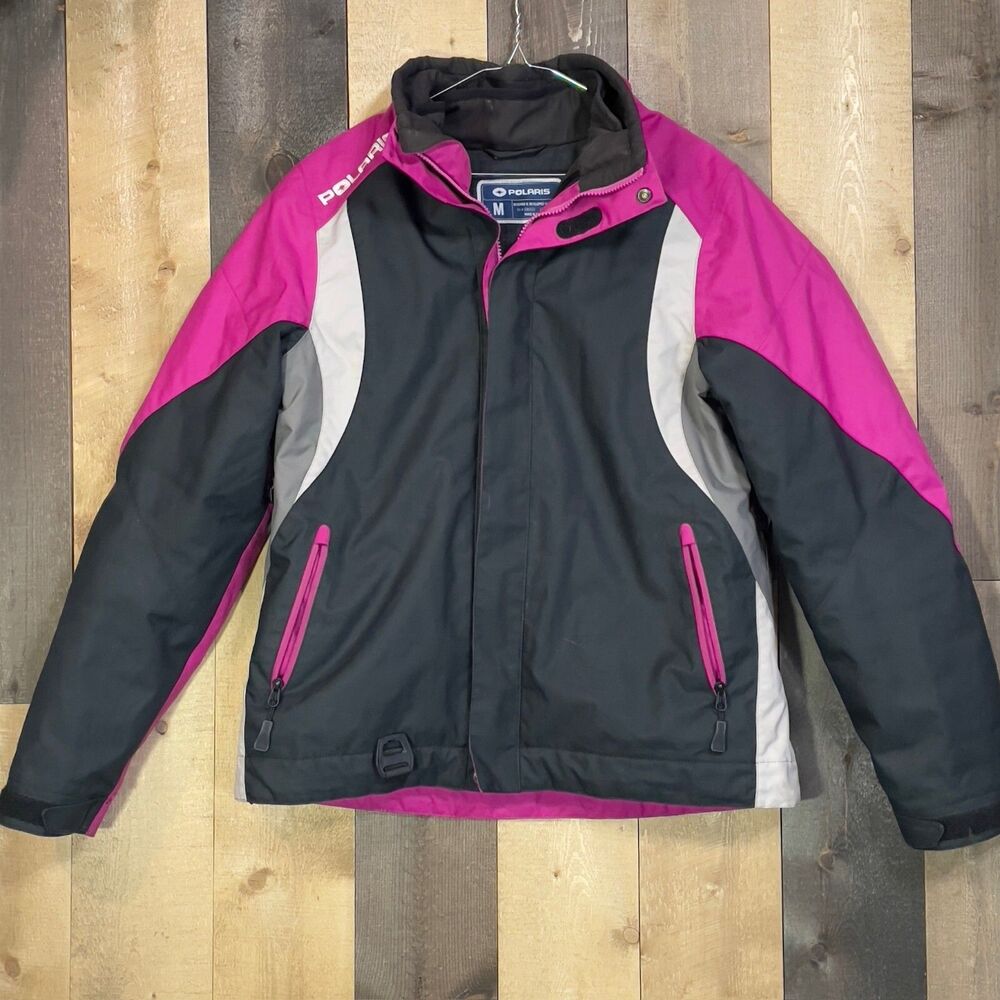 Polaris Women's MEDIUM Winter Throttle Jacket w/ Full Inner Lining PURPLE/PINK